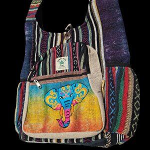 A versatile and beautiful sun embroidery multi-color boho bag! Spring 2024